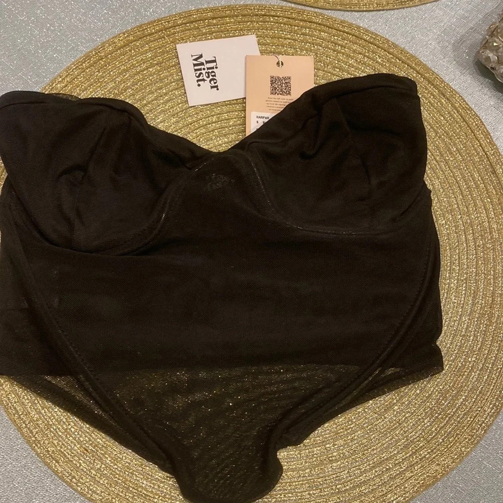 TIGER mist. Mesh top size S NWT
